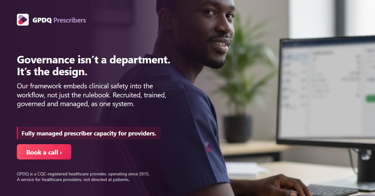 Judge the method, not the brochure. Gated training, two-gate assessment, supervised consultations, continuous audit.